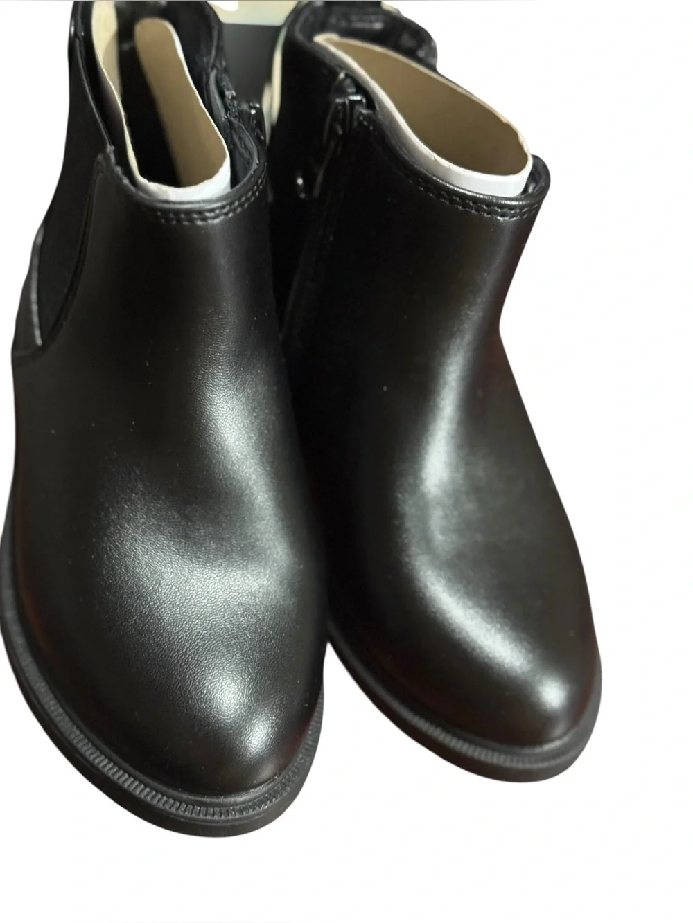 Cat & Jack Brandy Chelsea Ankle Boots Sz 9 Black NWT